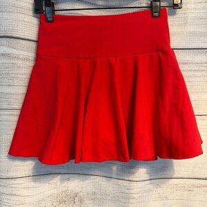 Halara Red Athletic Skort With Built-In Shorts Size XS